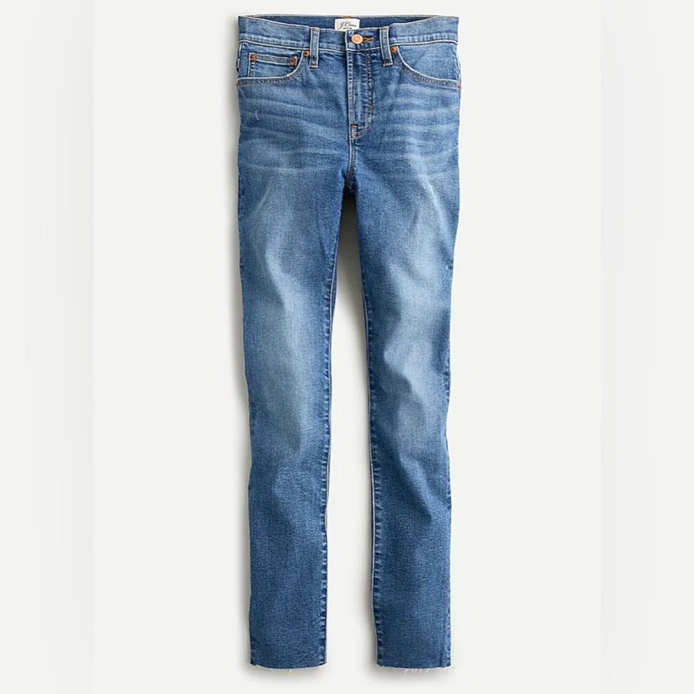 J. Crew 10" high-rise toothpick jean in Saybrook wash Size 36